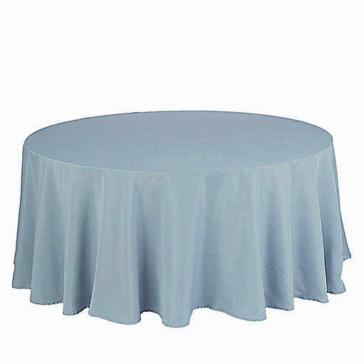 10 pcs 132" Round Polyester Tablecloths Wedding Party  