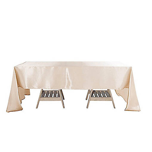 10 pcs 60x126" SATIN Rectangular TABLECLOTHS Wedding Decorations Table Linens