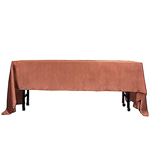 10 pcs 60x126" SATIN Rectangular TABLECLOTHS Wedding Decorations Table Linens