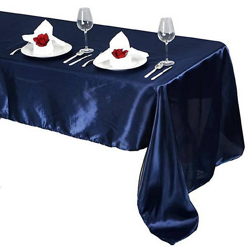 10 pcs 60x126" SATIN Rectangular TABLECLOTHS Wedding Decorations Table Linens