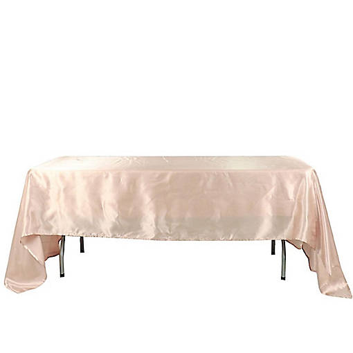 10 pcs 60x126" SATIN Rectangular TABLECLOTHS Wedding Decorations Table Linens