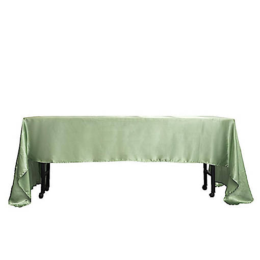 10 pcs 60x126" SATIN Rectangular TABLECLOTHS Wedding Decorations Table Linens