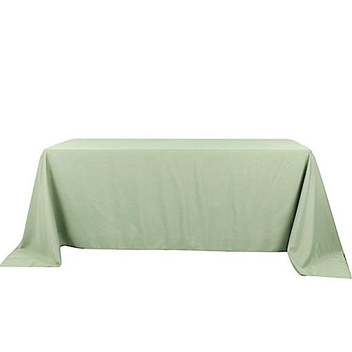 10 Pcs 90"X132" Polyester Tablecloths Wedding Party Table Linens Kitchen Dining