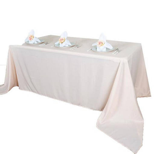 10 Pcs 90"X156" Polyester Tablecloths Wedding Party  Table Linens 