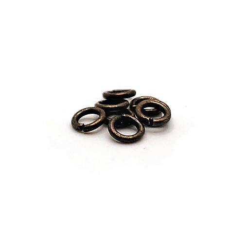 100 Pcs 5mm Red Copper Jump Rings