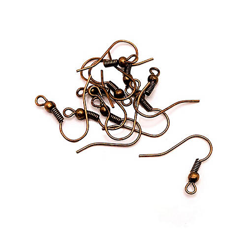 100 Pcs Copper Fish Hook Earring Wires