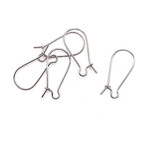 100 Pieces Antique Silver Earring Wires