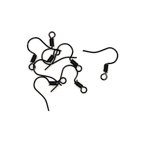 100 Pieces Black Earring Wires
