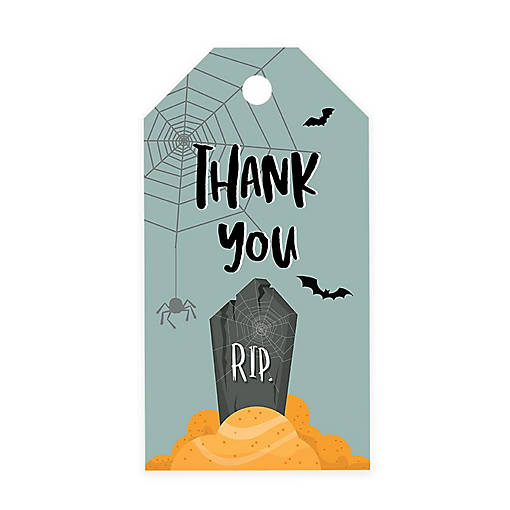 100PCS RIP Halloween Gift Tags