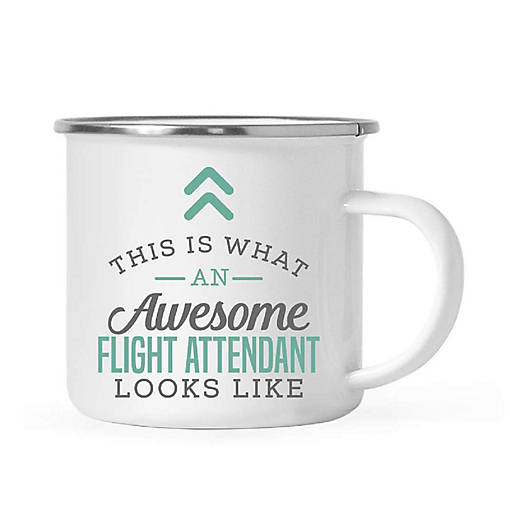 11oz Campfire Mug Awesome Flight Attendant