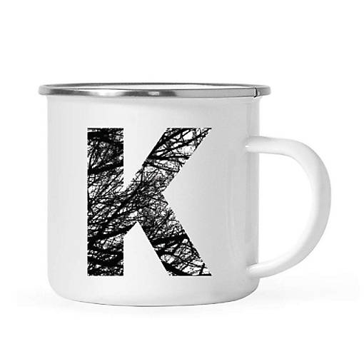 11oz Campfire Mug Monogram K