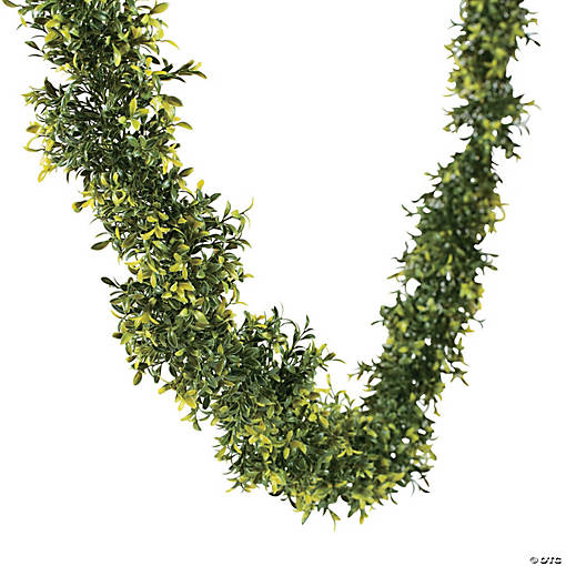 12 ft. Faux Leaf Greenery Garland