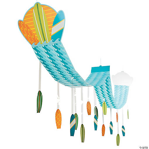 12 Ft. Surf's Up Waves Ceiling Decoration