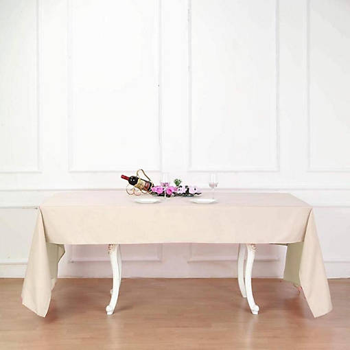 12 Pcs 60X126" Polyester Tablecloths Wedding Catering Dining Table Linens 