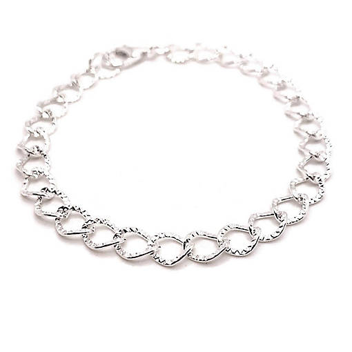 12 Pcs Silver Plated Bracelet Bases