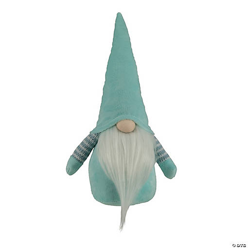 12" Sky Blue and White Spring Gnome
