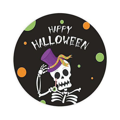 120PC Halloween Sticker Pack Skeleton with Top Hat