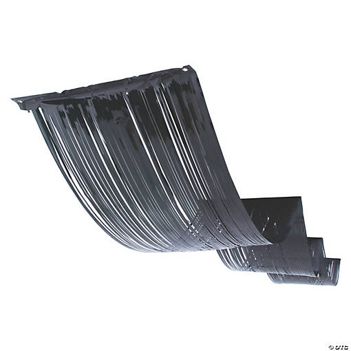 14 ft. 9" Black Foil Ceiling Decoration