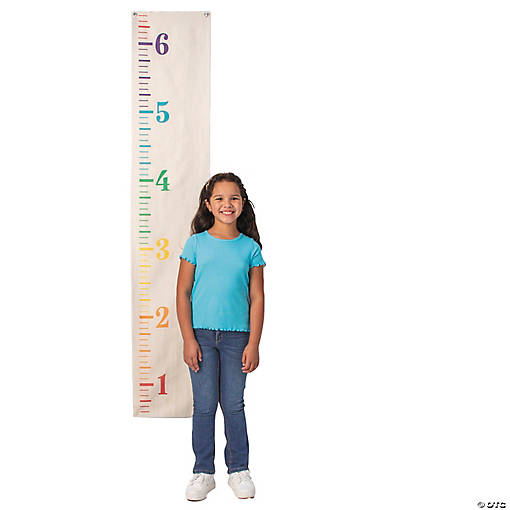 14" x 72" Multicolor Ruler Vertical Classroom Polyester Banner