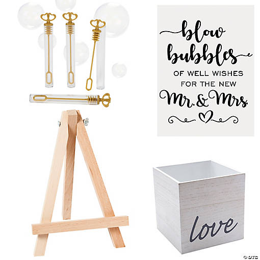 147 Pc. Bubble Send-Off Kit for 144 Guests