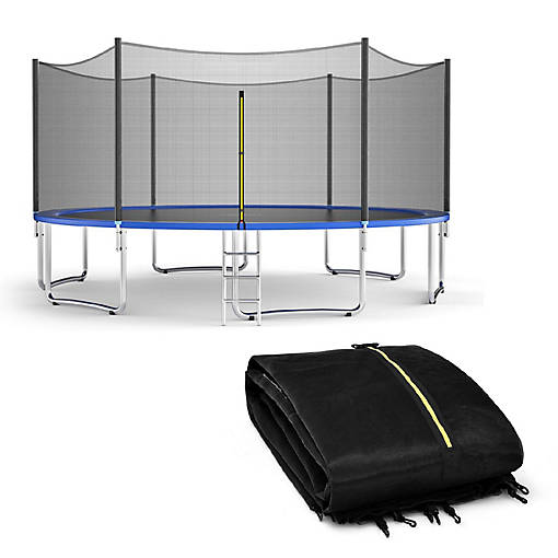 15FT Trampoline Safety Net Replacement Protection Enclosure Net