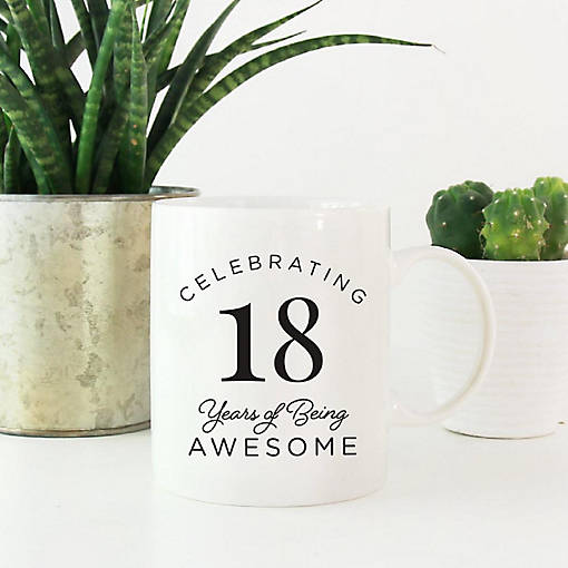 18 Years Awesome Ceramic Mug