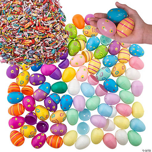 1864 Pc. Mega Plastic Easter Egg &amp; Candy Filler Kit for Easter Celebrations