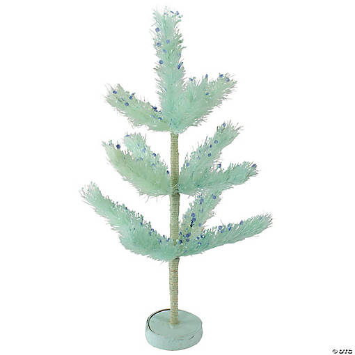 19" Pastel Green Pine Artificial Easter Tree - Unlit