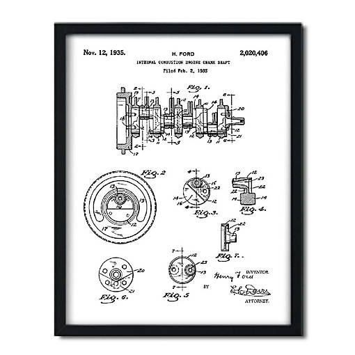 1933 Crankshaft Engine 1Pk 8.5x11in
