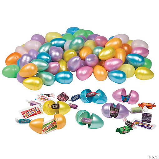 2 1/2" Bulk 1000 Pc. Candy-Filled Plastic Easter Eggs