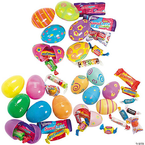 2 1/4" Value Candy-Filled Plastic Easter Egg Assortment Kit &amp;#8211; 72 Pc.