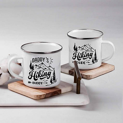 2 Campfire Mug Daddy's Hiking Buddy/Dude
