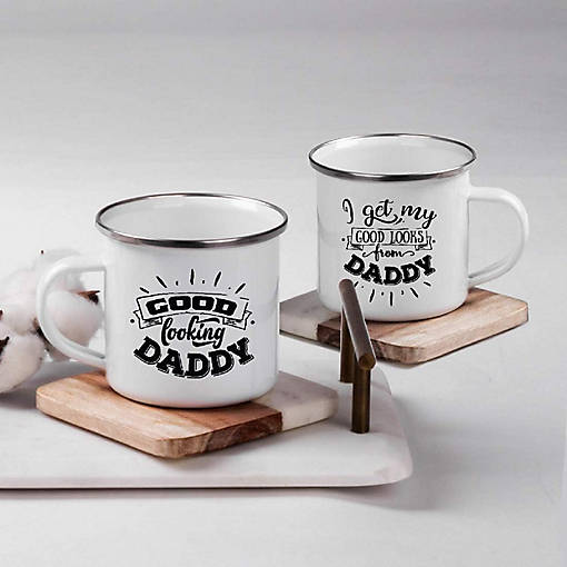2 Campfire Mug Good Looking/I Get My