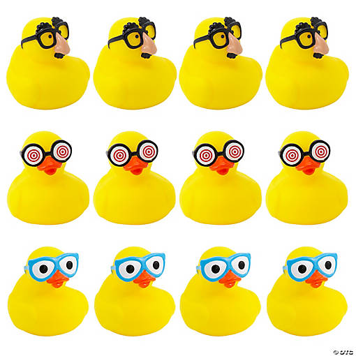 2" Classic Gags Rubber Ducks - 12 Pc.