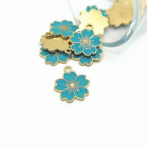 20 Pcs Blue Cherry Blossom Flowers
