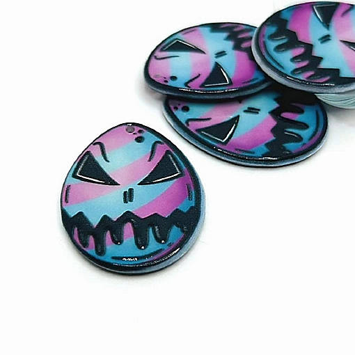 20 Pcs Creepy Easter Evil Egg Charms