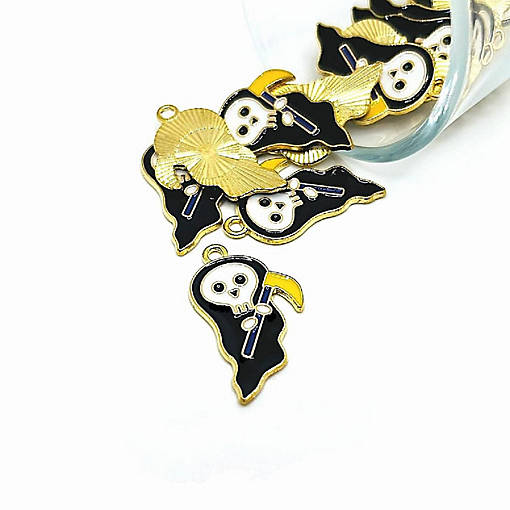 20 Pcs Halloween Grim Reaper Charms