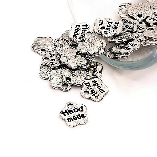 20 Pcs Handmade Flower Artisan Charms