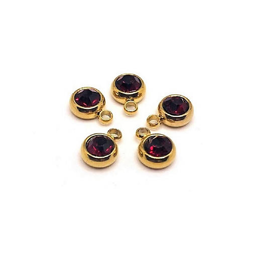 20 Pcs January Red Charms