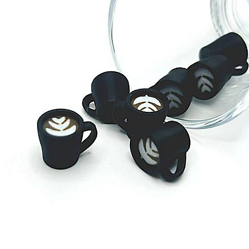 20 Pcs Latte Coffee Cup Charms