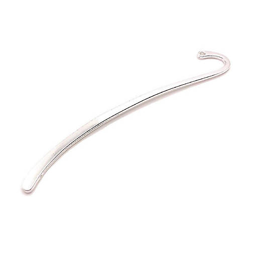 20 Pcs Silver Plated Plain Bookmark Base