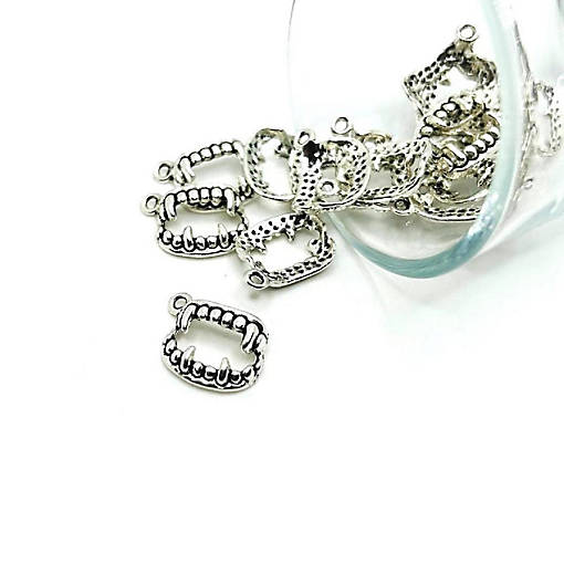 20 Pcs Vampire Teeth Halloween Charms