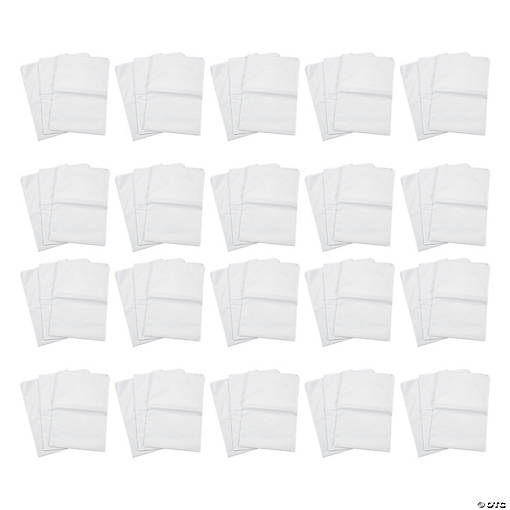20" x 20" Bulk  60 Pc. Plain White Tissue Paper Gift Wrap Sheets