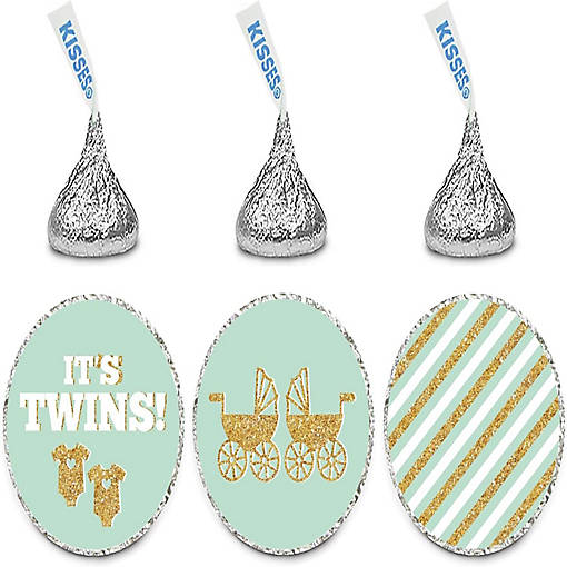 216 Chocolate Drop Labels Lil Mint Twins