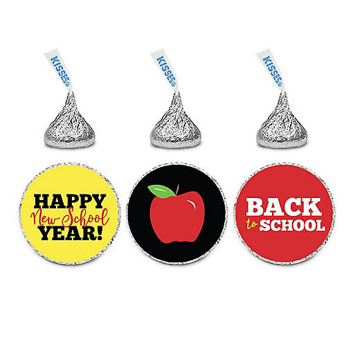 216PK Teacher Apple Chocolate Drop Label