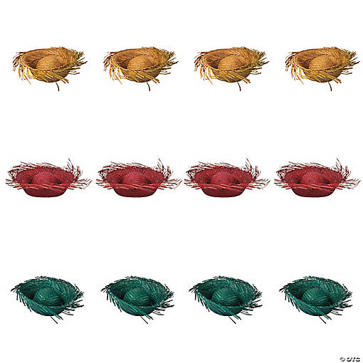 22" circ. Solid Color Beachcomber Straw Hats &amp;#8211; 12 Pc.