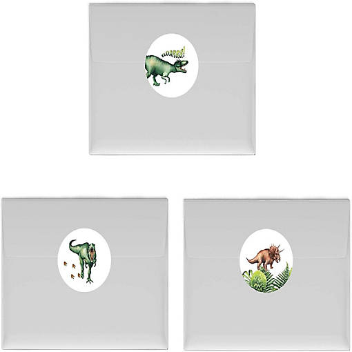 240Pcs 6 Dinosaurs Theme Stickers