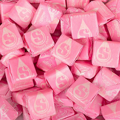 281 Pcs Pink Candy Starburst Fruit Chews (3.12 lbs)