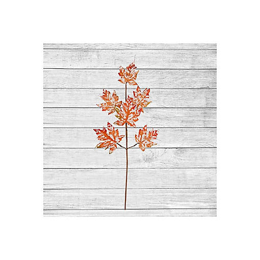 29" Glitter Maple Leaf Spray