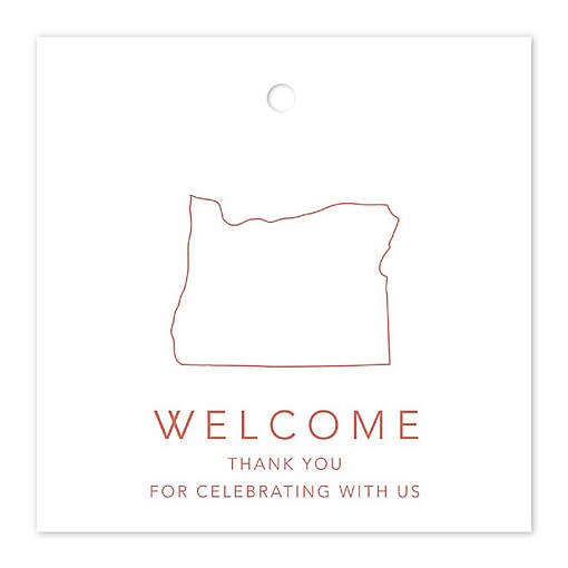2in Rose Gold OOT Welcome Oregon